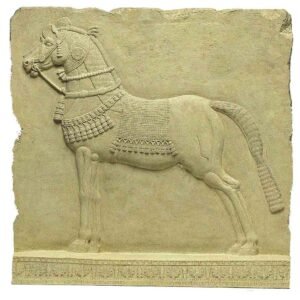 Ashurbanipal on Horse