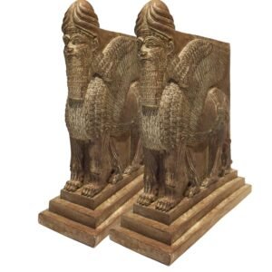Lamassu Bookend Lion