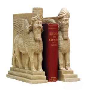 Lamassu Bookend Mixed, Bull and Lion